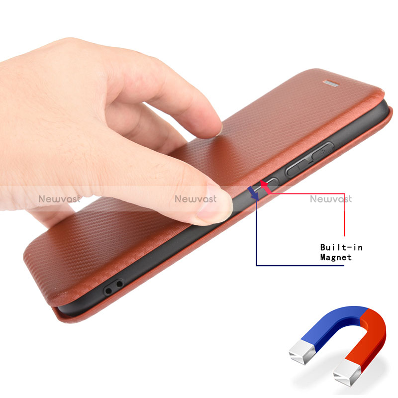 Leather Case Stands Flip Cover Holder L02Z for Samsung Galaxy A01 Core