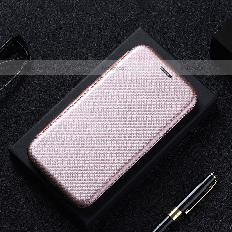 Leather Case Stands Flip Cover Holder L02Z for Samsung Galaxy A02s