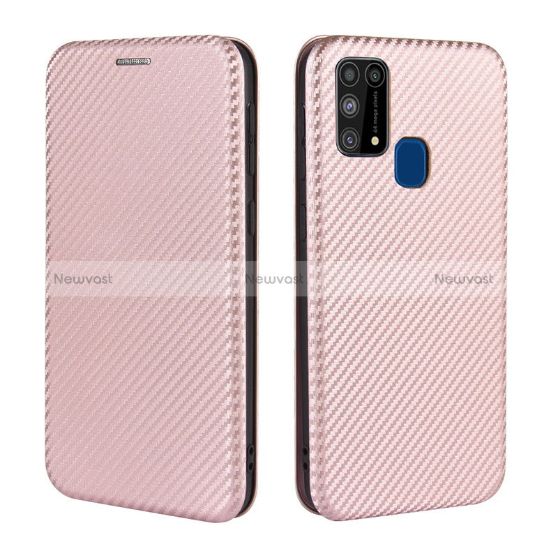 Leather Case Stands Flip Cover Holder L02Z for Samsung Galaxy M31 Prime Edition