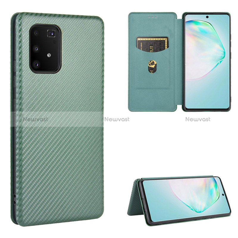 Leather Case Stands Flip Cover Holder L02Z for Samsung Galaxy S10 Lite