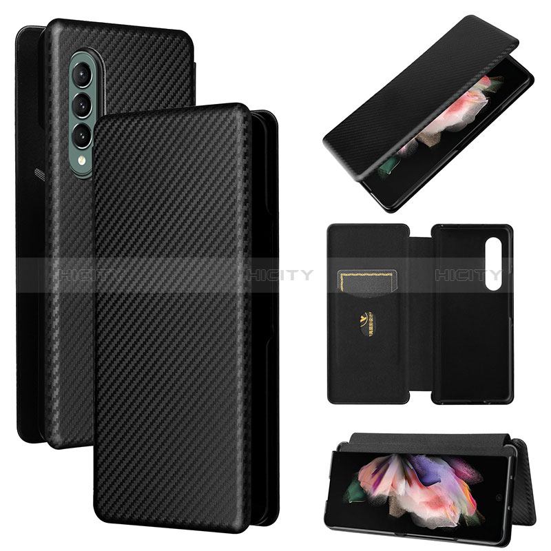 Leather Case Stands Flip Cover Holder L02Z for Samsung Galaxy Z Fold4 5G