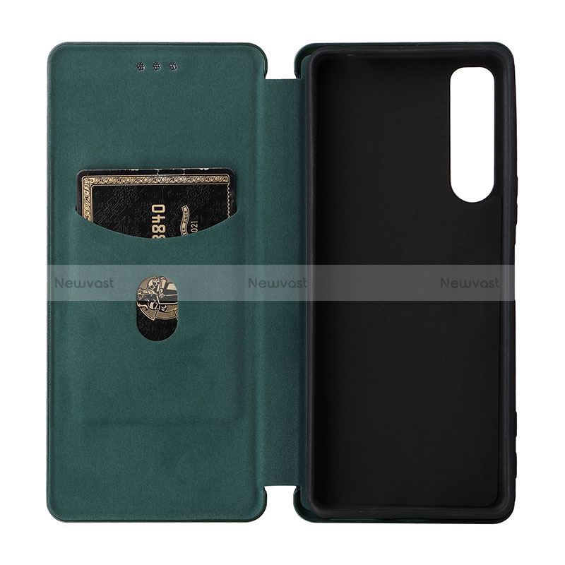 Leather Case Stands Flip Cover Holder L02Z for Sony Xperia 5 IV