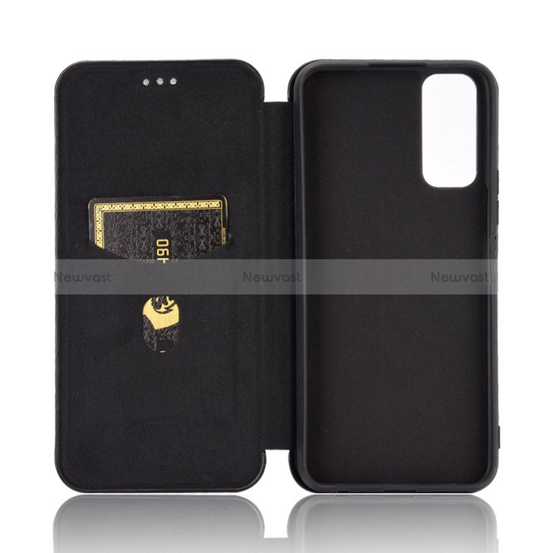 Leather Case Stands Flip Cover Holder L02Z for Vivo Y11s