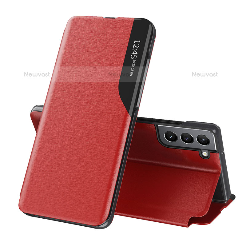 Leather Case Stands Flip Cover Holder L03 for Samsung Galaxy S21 FE 5G