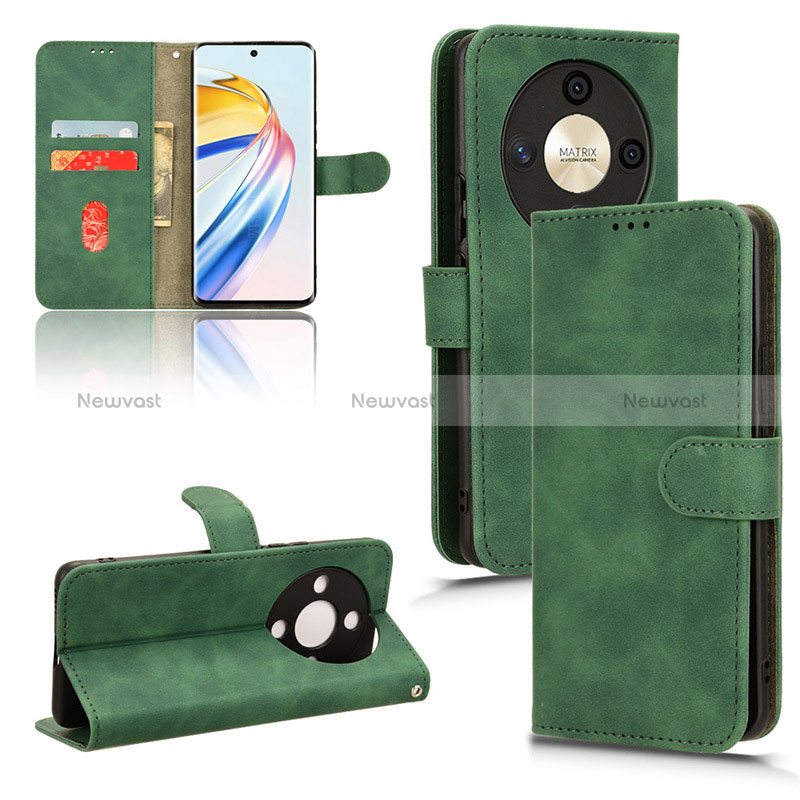 Leather Case Stands Flip Cover Holder L03Z for Huawei Honor X9b 5G