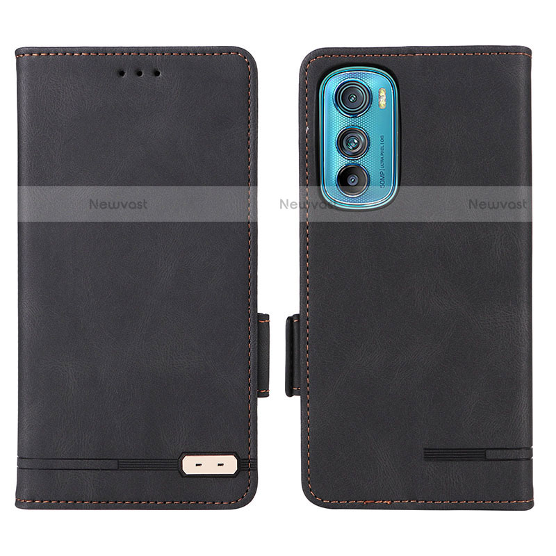 Leather Case Stands Flip Cover Holder L03Z for Motorola Moto Edge 30 5G