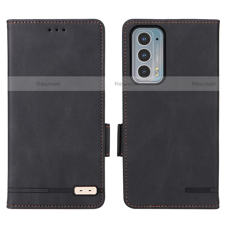 Leather Case Stands Flip Cover Holder L03Z for Motorola Moto Edge Lite 5G