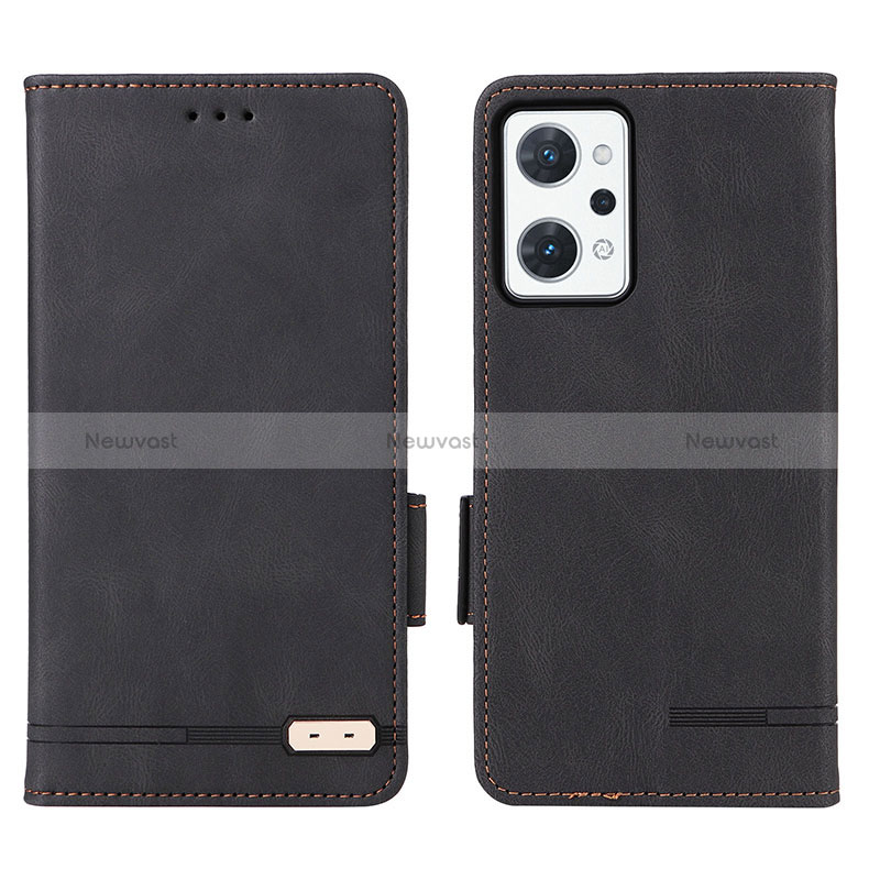 Leather Case Stands Flip Cover Holder L03Z for Oppo Reno7 A