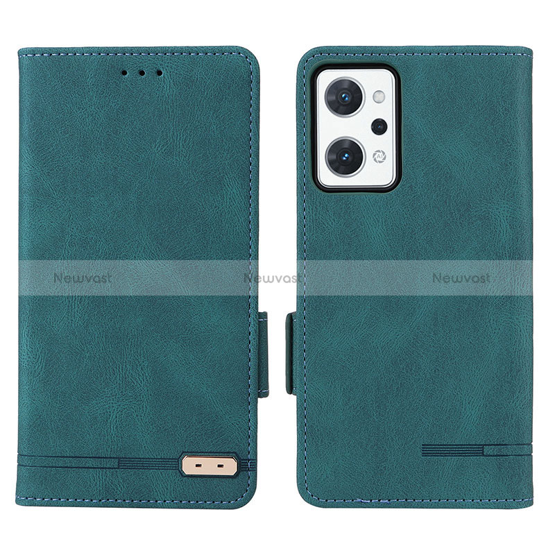 Leather Case Stands Flip Cover Holder L03Z for Oppo Reno7 A