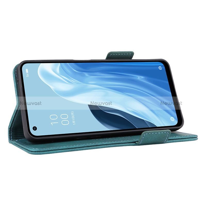 Leather Case Stands Flip Cover Holder L03Z for Oppo Reno7 A