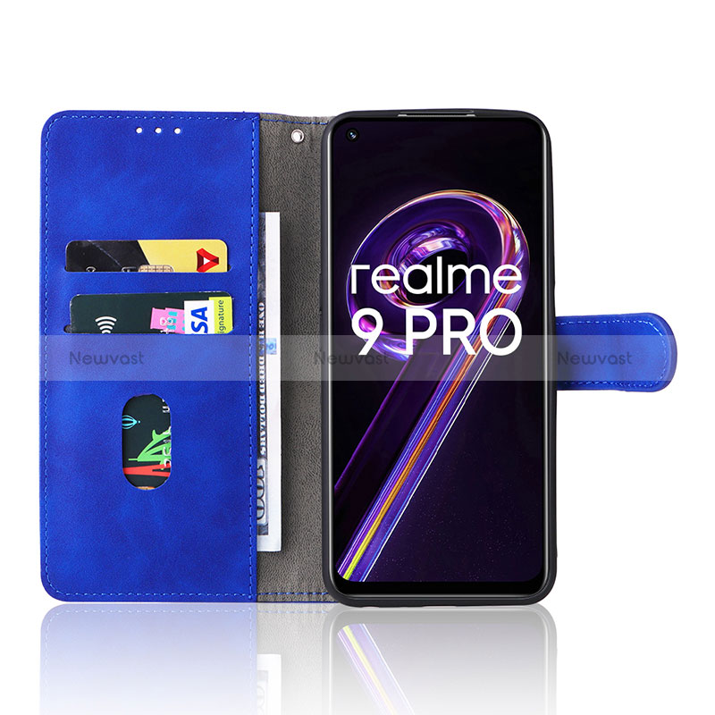 Leather Case Stands Flip Cover Holder L03Z for Realme 9 Pro 5G