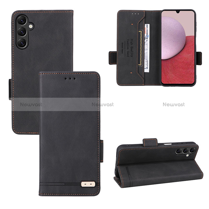 Leather Case Stands Flip Cover Holder L03Z for Samsung Galaxy A14 5G