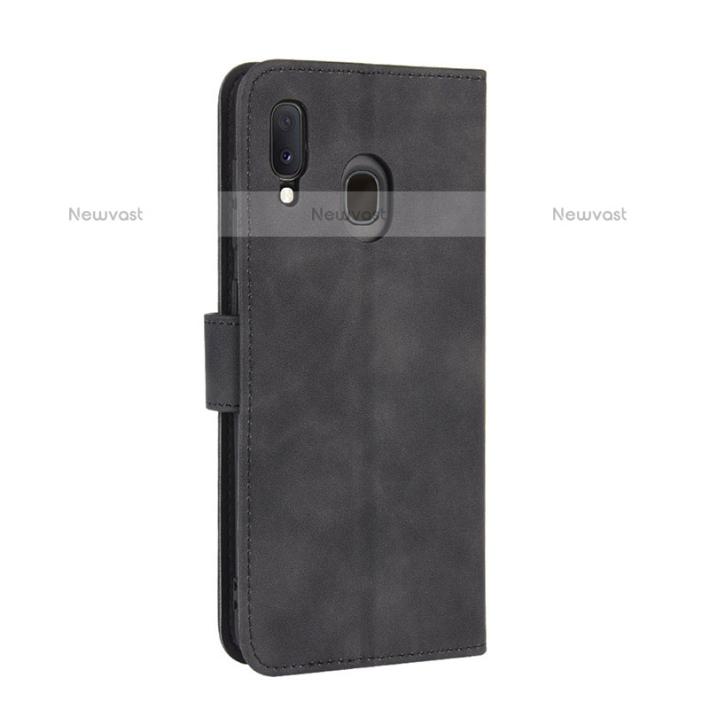 Leather Case Stands Flip Cover Holder L03Z for Samsung Galaxy A20