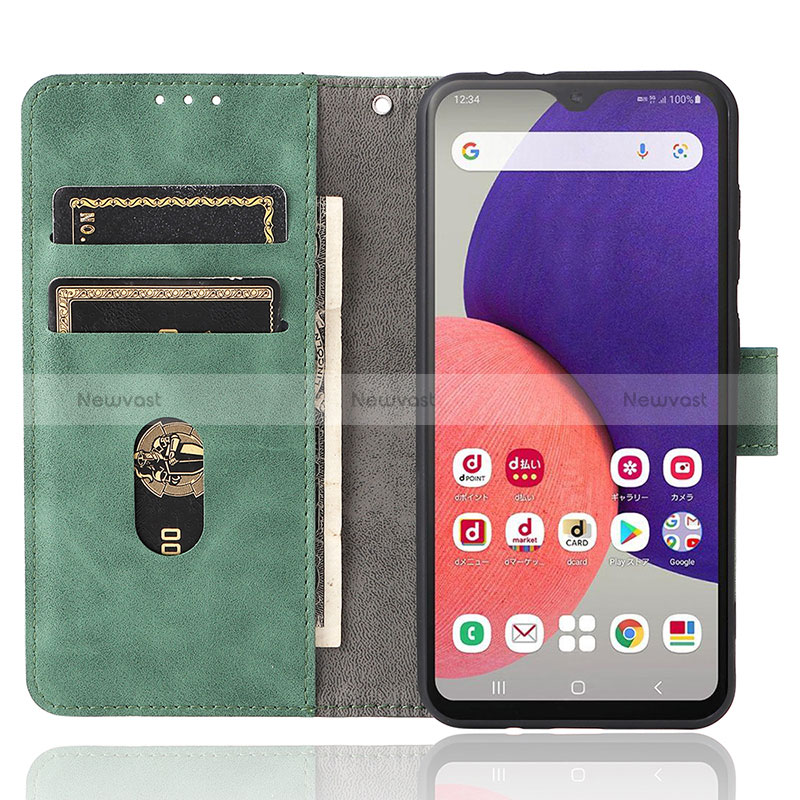Leather Case Stands Flip Cover Holder L03Z for Samsung Galaxy A22 5G SC-56B