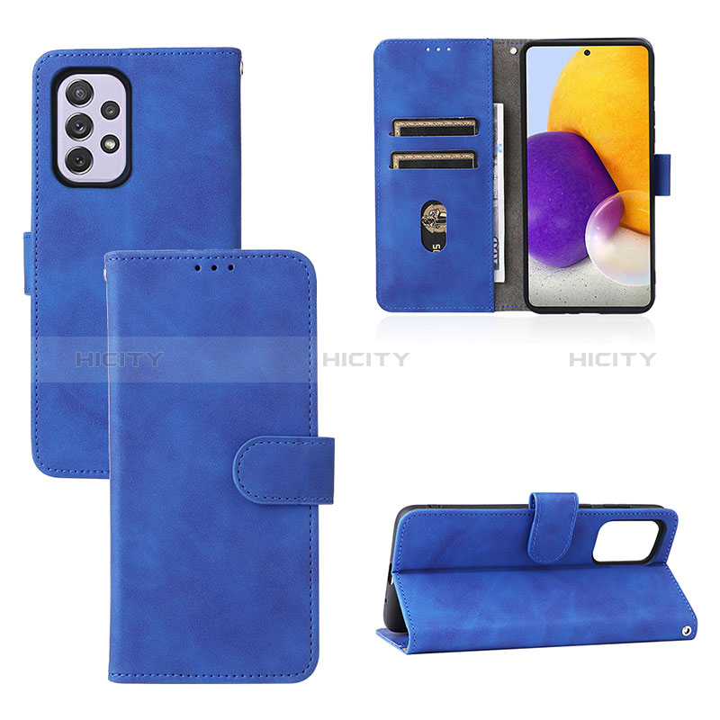 Leather Case Stands Flip Cover Holder L03Z for Samsung Galaxy A73 5G