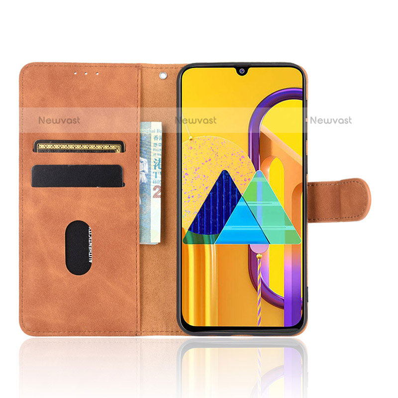 Leather Case Stands Flip Cover Holder L03Z for Samsung Galaxy M21
