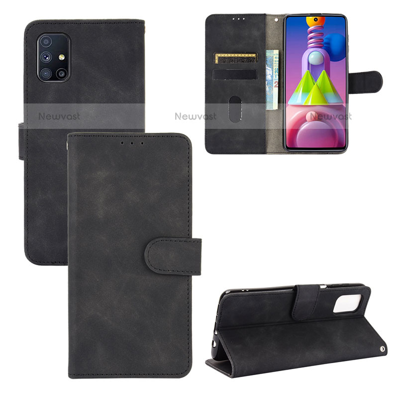Leather Case Stands Flip Cover Holder L03Z for Samsung Galaxy M51