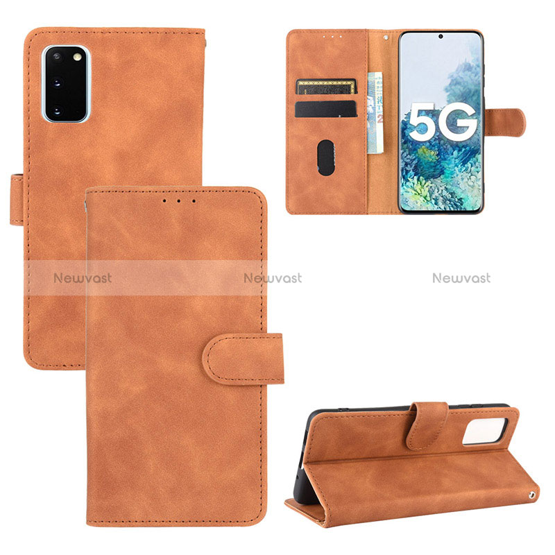 Leather Case Stands Flip Cover Holder L03Z for Samsung Galaxy S20 FE (2022) 5G