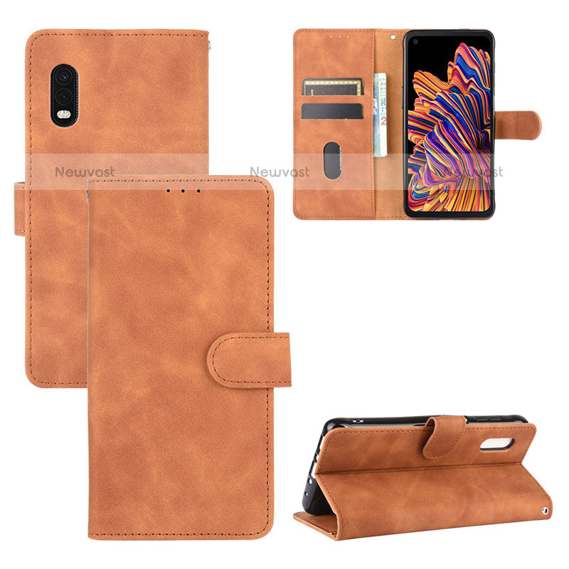 Leather Case Stands Flip Cover Holder L03Z for Samsung Galaxy XCover Pro