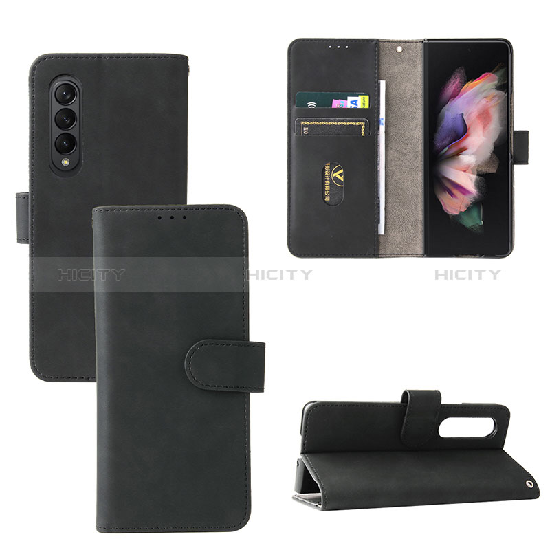 Leather Case Stands Flip Cover Holder L03Z for Samsung Galaxy Z Fold4 5G