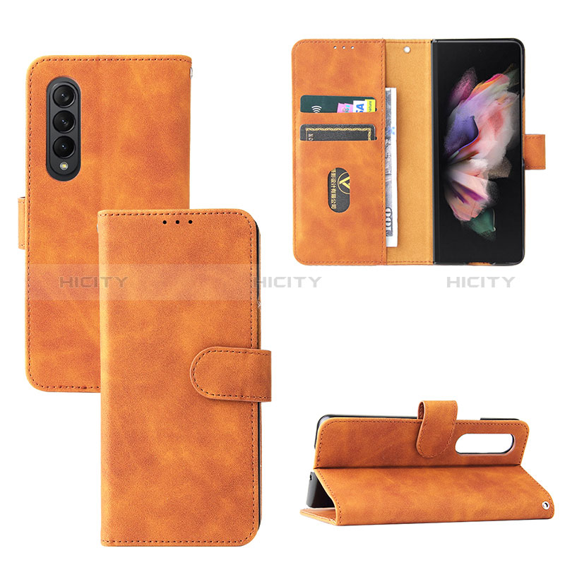 Leather Case Stands Flip Cover Holder L03Z for Samsung Galaxy Z Fold4 5G