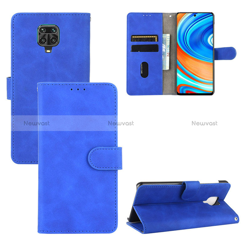 Leather Case Stands Flip Cover Holder L03Z for Xiaomi Redmi Note 9 Pro