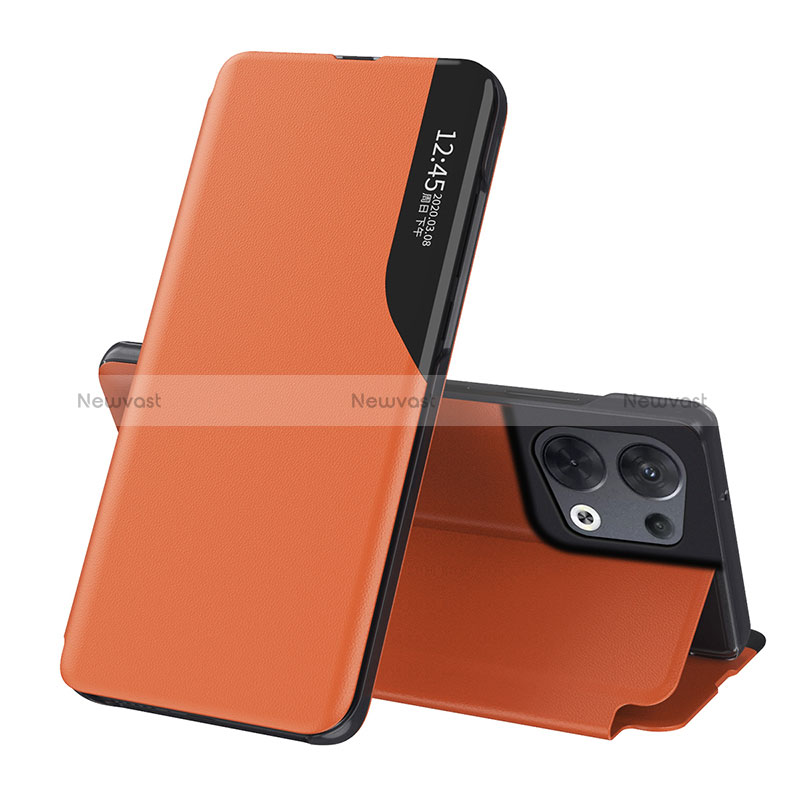 Leather Case Stands Flip Cover Holder L04 for Oppo Reno8 Pro+ Plus 5G