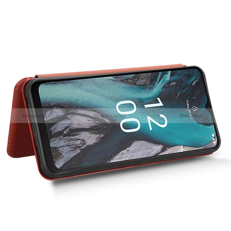 Leather Case Stands Flip Cover Holder L04Z for Nokia C22