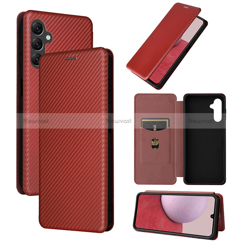 Leather Case Stands Flip Cover Holder L04Z for Samsung Galaxy A14 5G