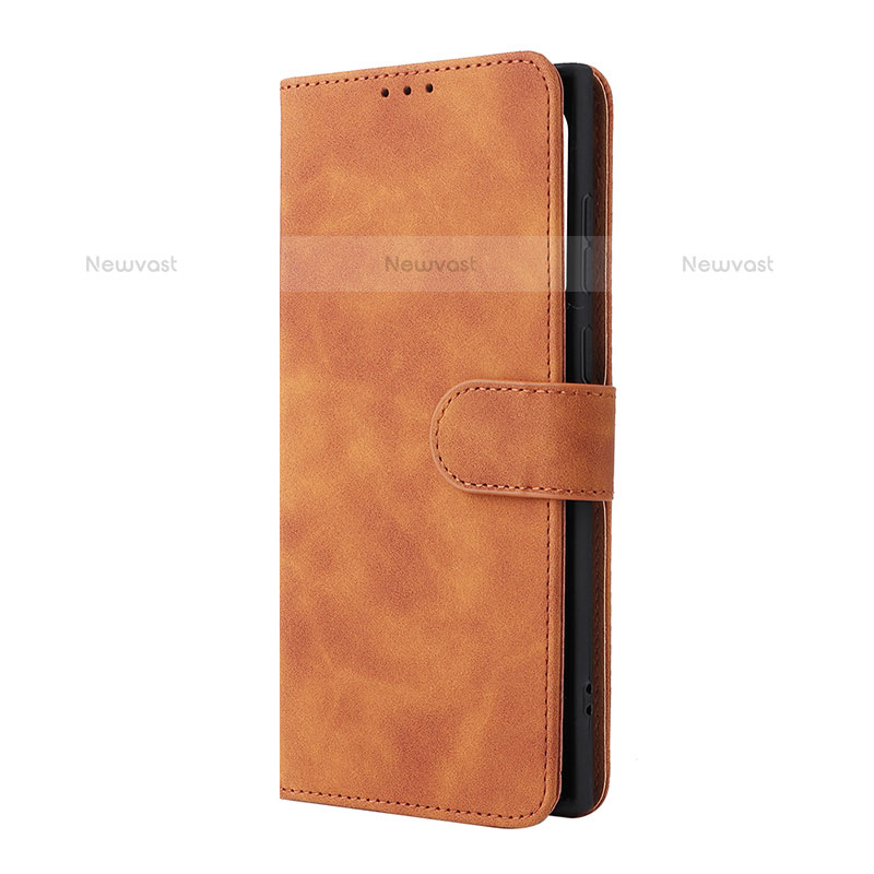 Leather Case Stands Flip Cover Holder L04Z for Samsung Galaxy S21 Ultra 5G