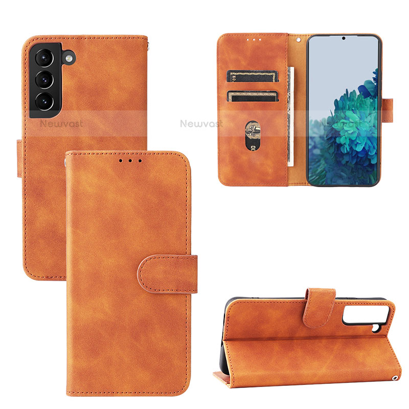 Leather Case Stands Flip Cover Holder L04Z for Samsung Galaxy S22 Plus 5G