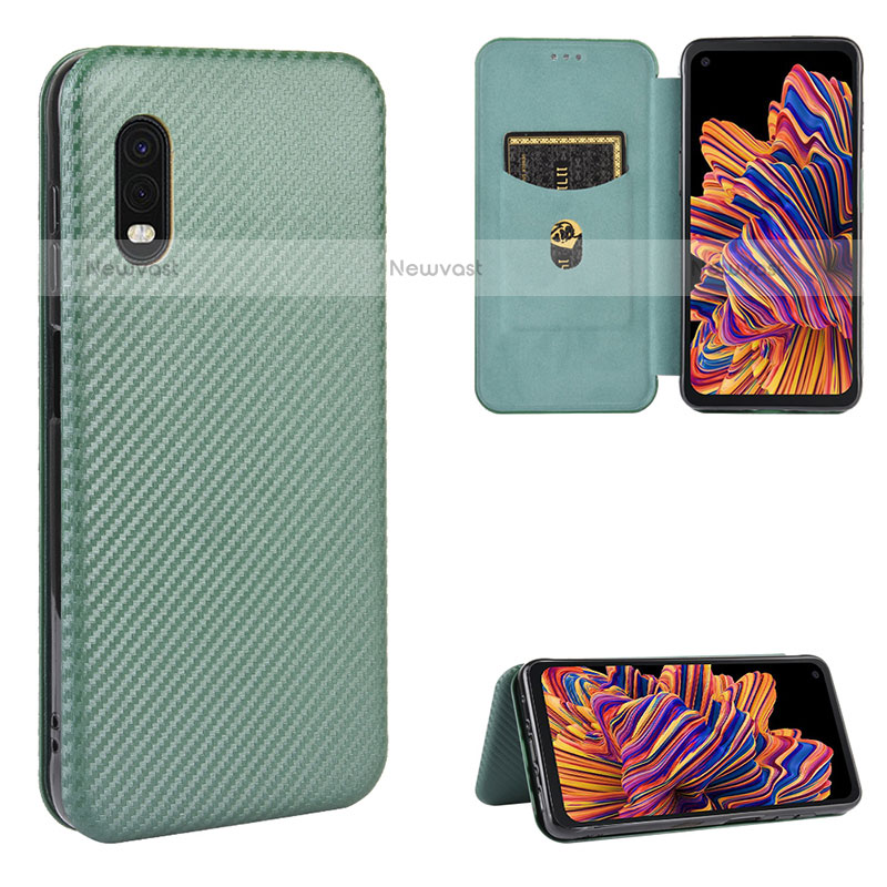 Leather Case Stands Flip Cover Holder L04Z for Samsung Galaxy XCover Pro