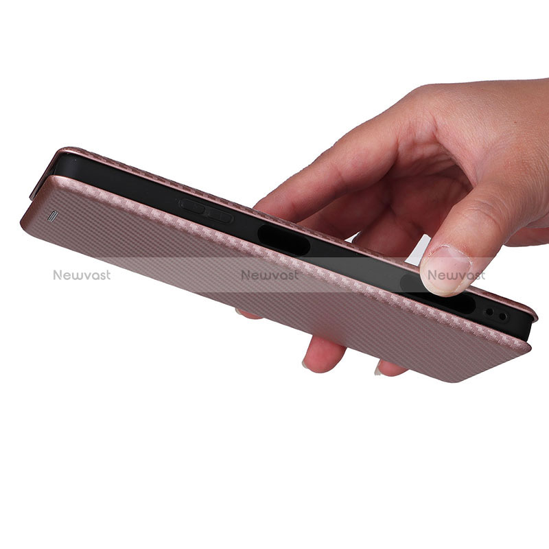Leather Case Stands Flip Cover Holder L04Z for Sony Xperia PRO-I
