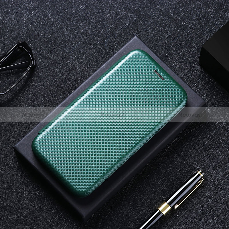 Leather Case Stands Flip Cover Holder L04Z for Vivo iQOO Z6 5G