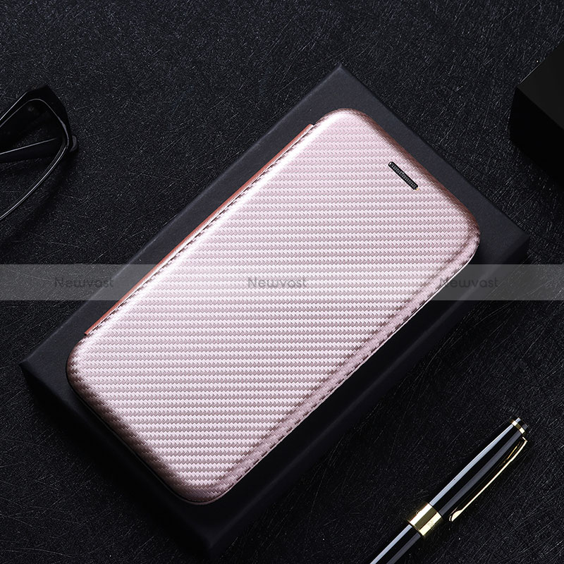 Leather Case Stands Flip Cover Holder L04Z for Vivo Y20s