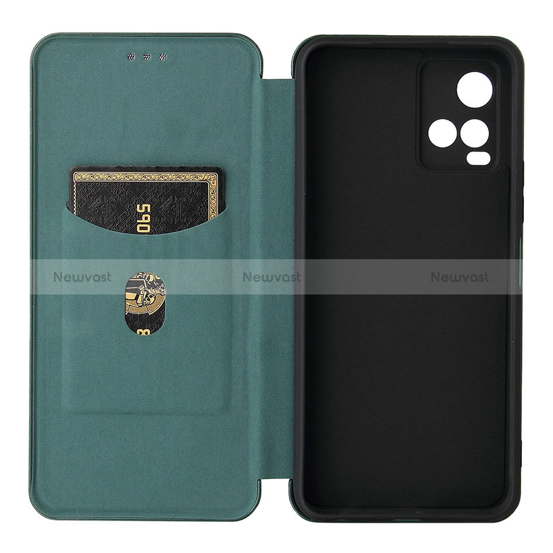 Leather Case Stands Flip Cover Holder L04Z for Vivo Y32 4G