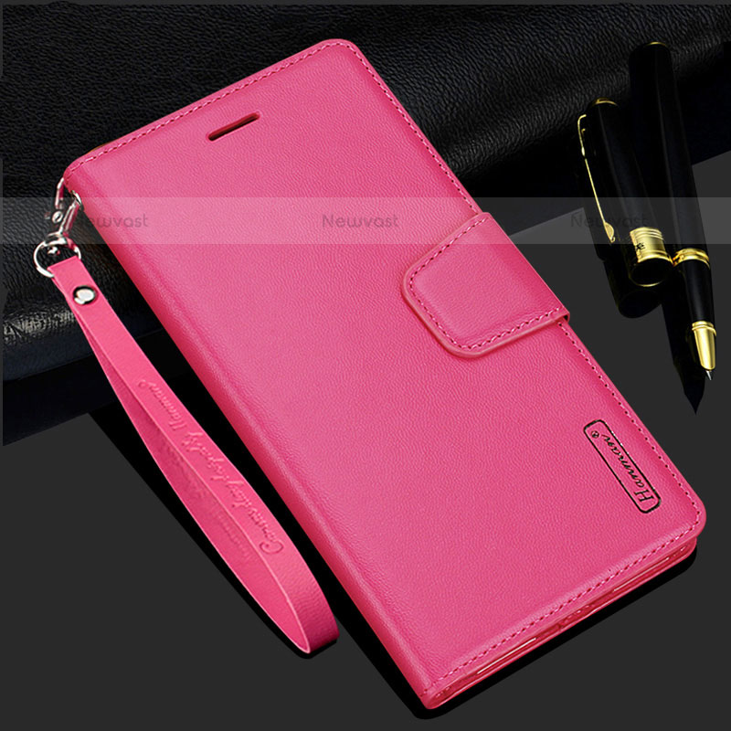 Leather Case Stands Flip Cover Holder L05 for Samsung Galaxy S21 Ultra 5G