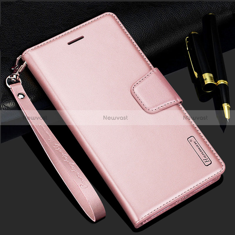 Leather Case Stands Flip Cover Holder L05 for Samsung Galaxy S24 Ultra 5G