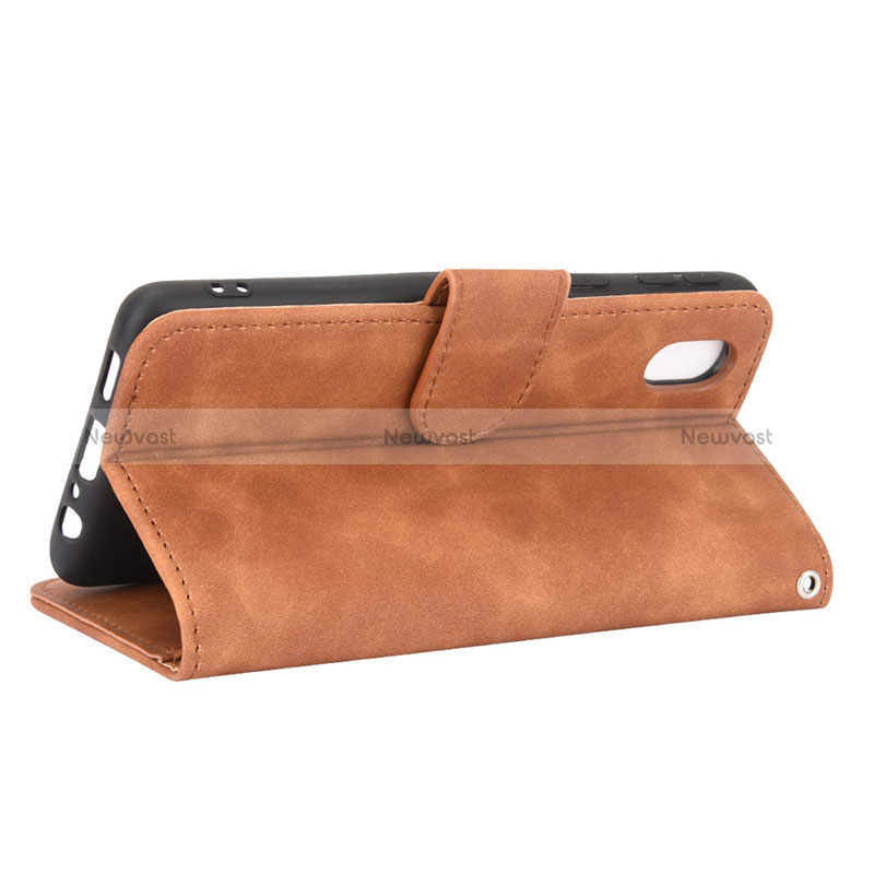 Leather Case Stands Flip Cover Holder L05Z for Samsung Galaxy A01 Core