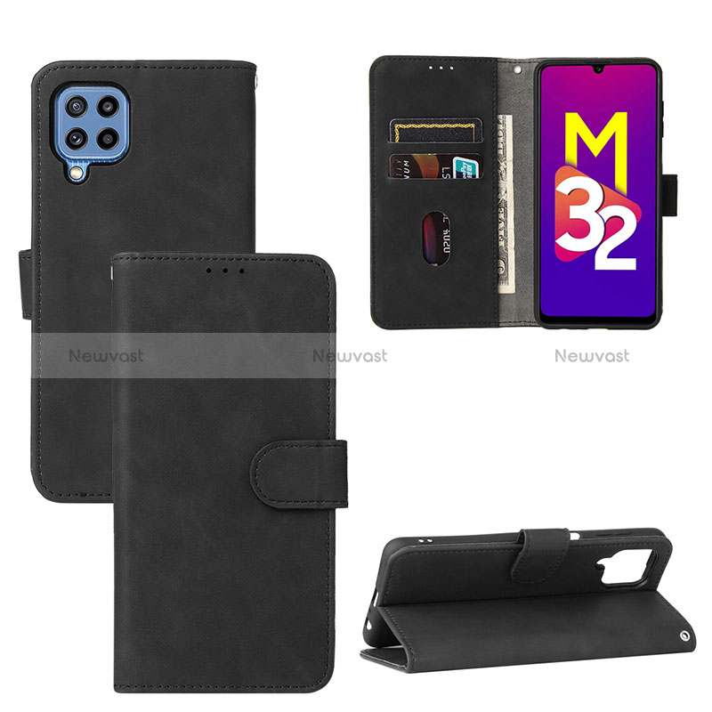 Leather Case Stands Flip Cover Holder L05Z for Samsung Galaxy M32 4G