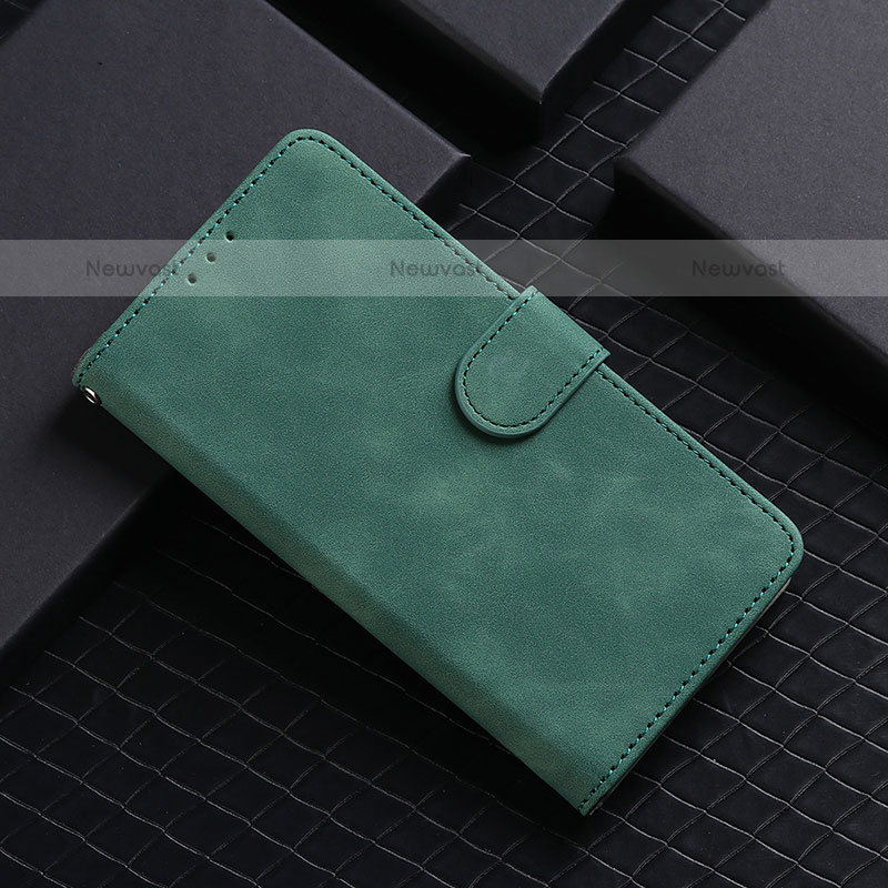 Leather Case Stands Flip Cover Holder L05Z for Samsung Galaxy XCover Pro Green