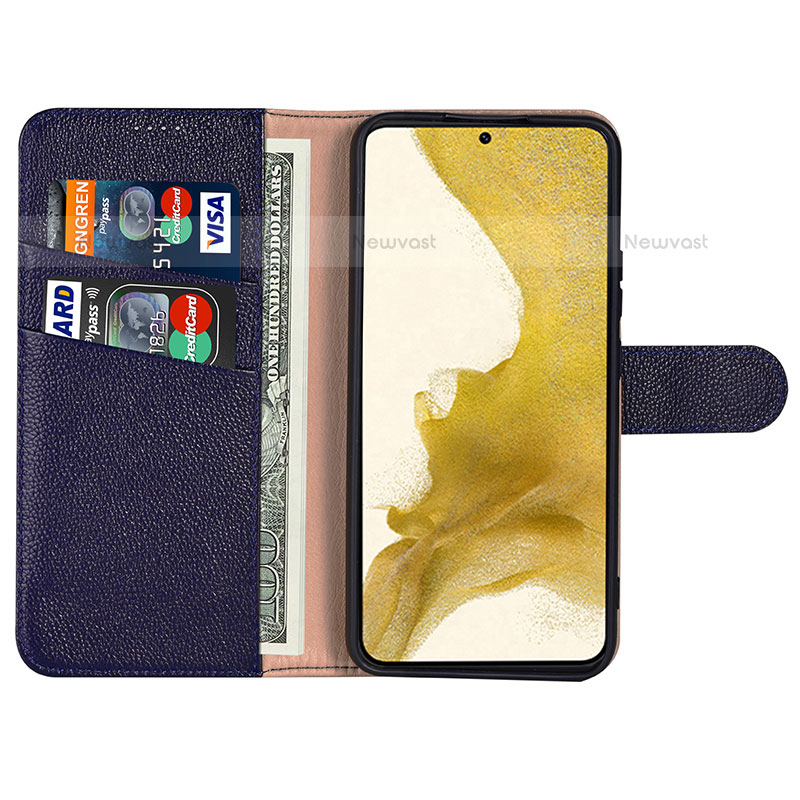 Leather Case Stands Flip Cover Holder L06 for Samsung Galaxy S22 5G