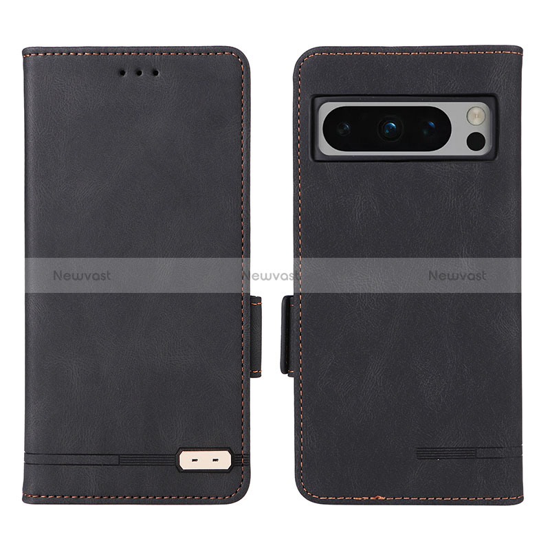 Leather Case Stands Flip Cover Holder L06Z for Google Pixel 8 Pro 5G