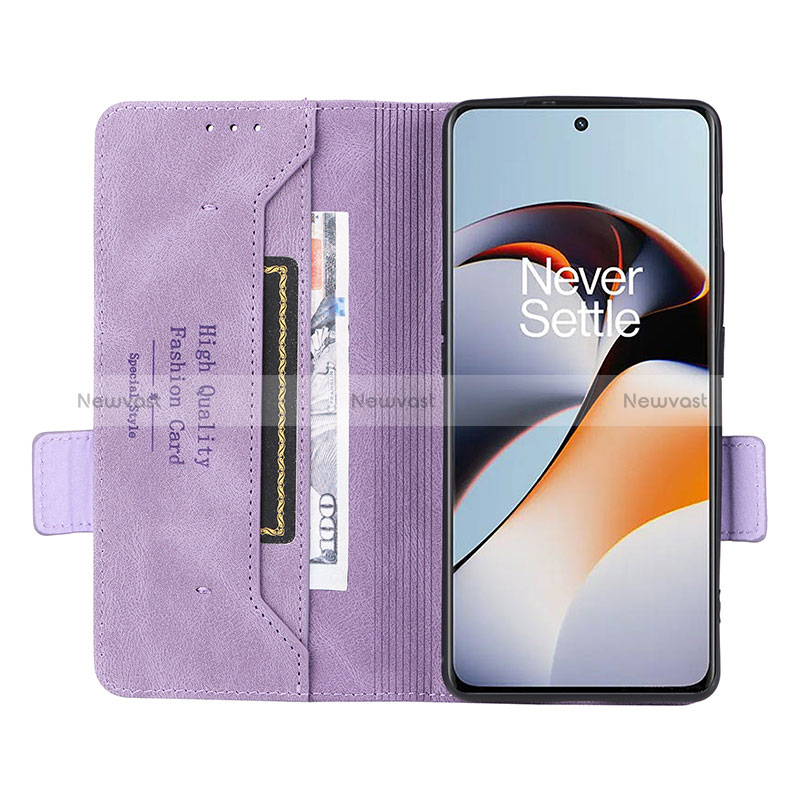 Leather Case Stands Flip Cover Holder L06Z for OnePlus Ace 2 Pro 5G