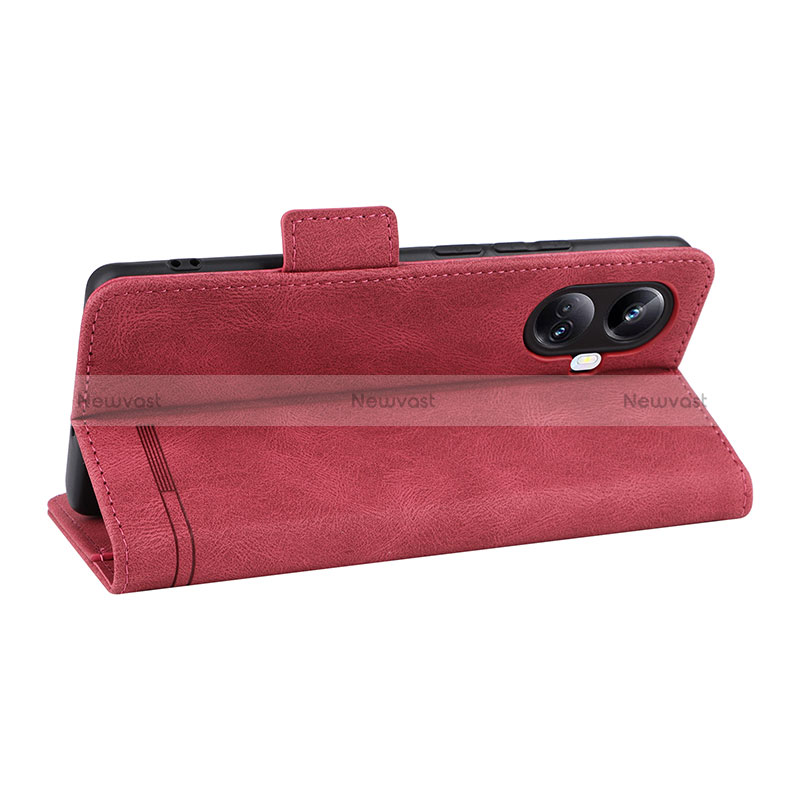 Leather Case Stands Flip Cover Holder L06Z for Realme 10 Pro+ Plus 5G