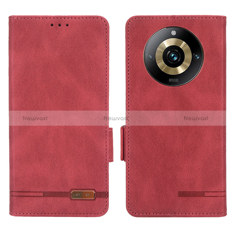 Leather Case Stands Flip Cover Holder L06Z for Realme 11 Pro+ Plus 5G