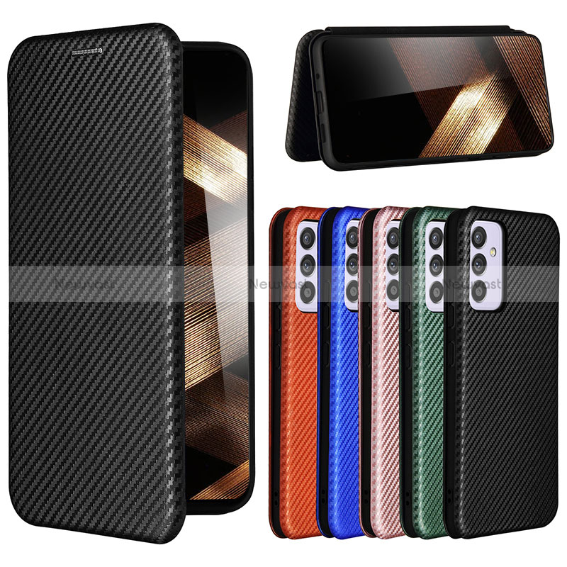 Leather Case Stands Flip Cover Holder L06Z for Samsung Galaxy A15 4G