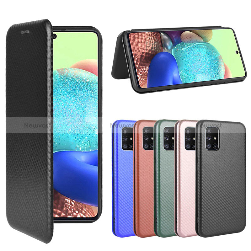 Leather Case Stands Flip Cover Holder L06Z for Samsung Galaxy M40S