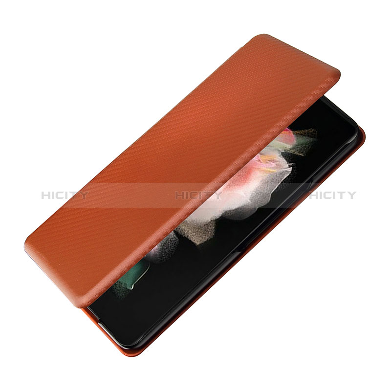 Leather Case Stands Flip Cover Holder L06Z for Samsung Galaxy Z Fold4 5G