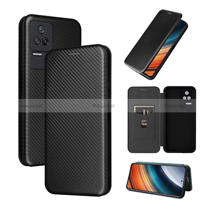 Leather Case Stands Flip Cover Holder L06Z for Xiaomi Poco F4 5G